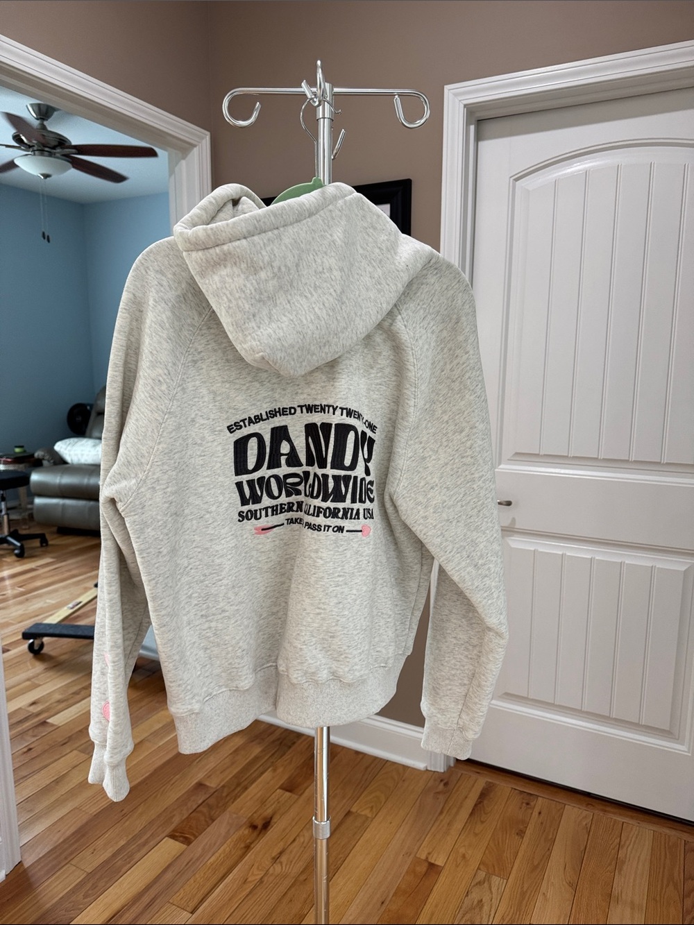 Dandy Worldwide Light Gray Pullover Hoodie